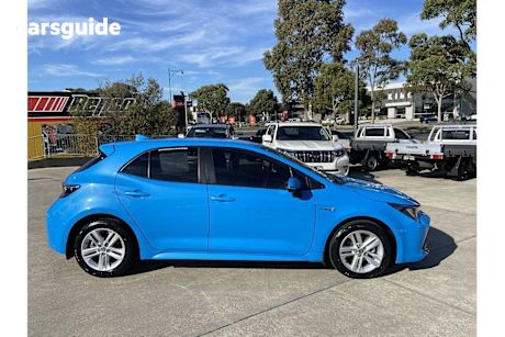 Blue 2020 Toyota Corolla Hatchback SX Hybrid