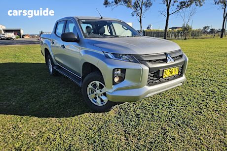 Silver 2023 Mitsubishi Triton Double Cab Pick Up Glx+ (4X4)