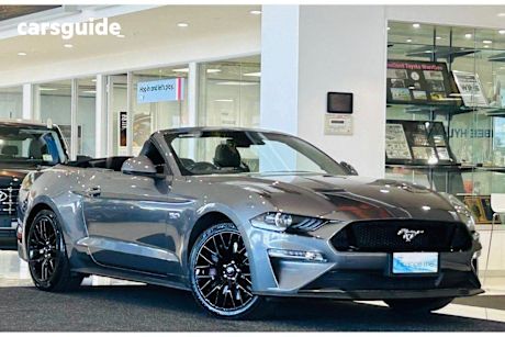 Grey 2021 Ford Mustang Convertible Gt 5.0 V8