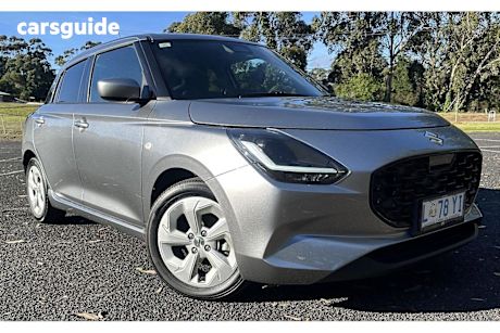 Silver 2024 Suzuki Swift Hatchback Hybrid