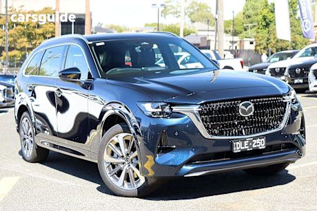 Blue 2025 Mazda CX-80 Wagon G40E Azami