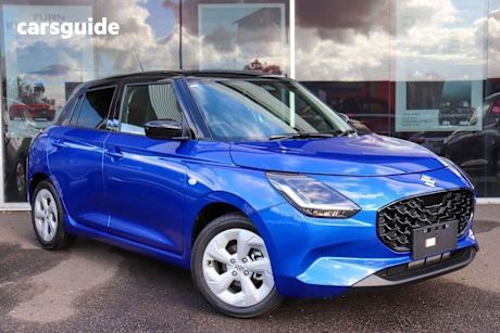 Blue 2024 Suzuki Swift Hatchback Hybrid Plus