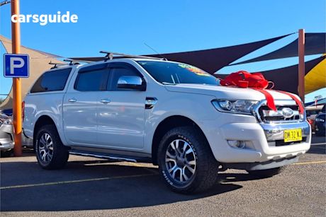 White 2016 Ford Ranger Crew Cab Pickup XLT 3.2 HI-Rider (4X2)