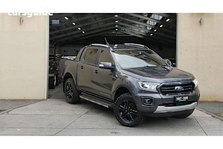 Grey 2021 Ford Ranger Double Cab Pick Up Wildtrak 2.0 (4X4)