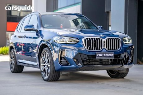 Blue 2022 BMW X3 SUV xDrive30i M Sport