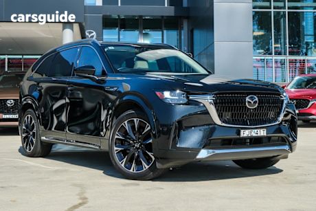 Black 2024 Mazda CX-90 Wagon D50E Azami Mhev