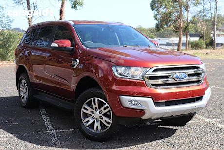 Red 2017 Ford Everest Wagon Trend (rwd)