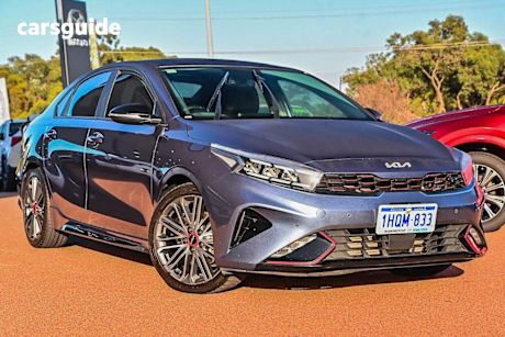 Blue 2022 Kia Cerato Sedan GT