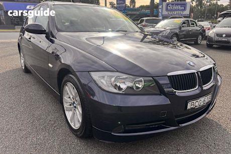 Blue 2007 BMW E46 Sedan 20i E90