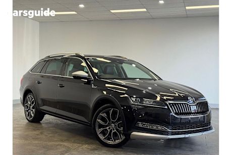 Black 2020 Skoda Superb Wagon 200TSI Scout Limited Edition