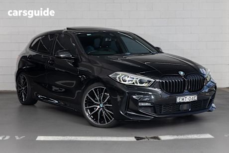 Black 2021 BMW 118I Hatchback M Sport