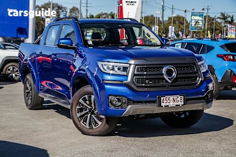 Blue 2025 GWM Cannon Dual Cab Utility LUX (4X4)