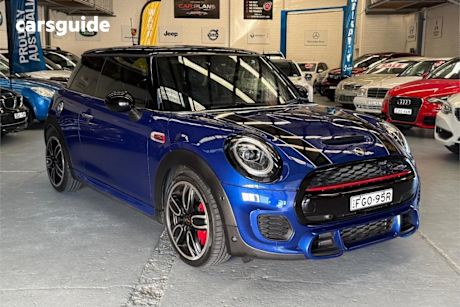 Blue 2018 Mini Cooper Hatchback John Cooper Works 3D Hatch