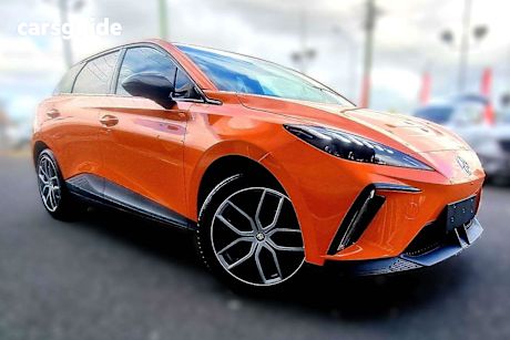 Orange 2024 MG MG4 Hatchback Essence 64 150KW
