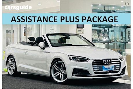 White 2019 Audi A5 Cabriolet 40 Tfsi S Tronic Sport