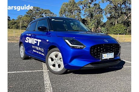 Blue 2024 Suzuki Swift Hatchback Hybrid Plus