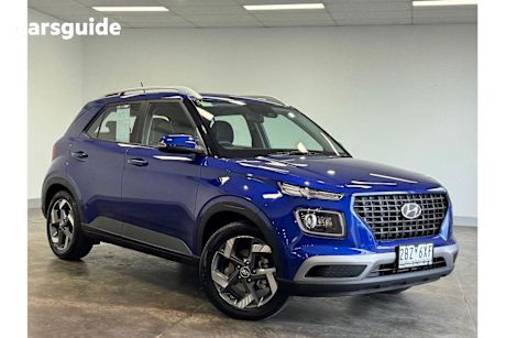 Blue 2025 Hyundai Venue Wagon Active
