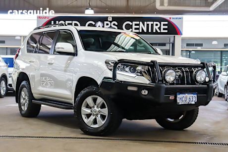 White 2020 Toyota Landcruiser Prado Wagon GX 7 Seat (4X4)