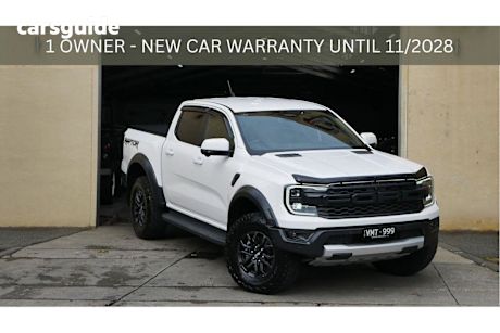 White 2023 Ford Ranger Double Cab Pick Up Raptor 3.0 (4X4)