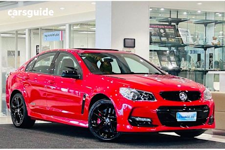 Red 2017 Holden Commodore Sedan SS-V Redline