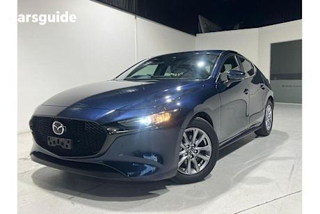 Blue 2020 Mazda 3 Hatchback G20 Pure