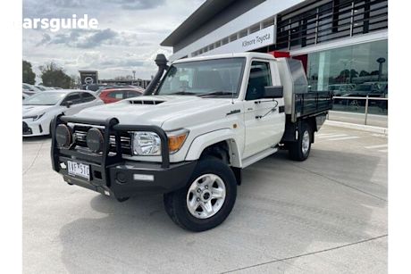 White 2021 Toyota Landcruiser 70 Series Cab Chassis GXL