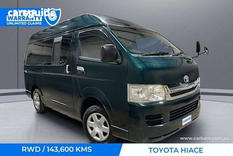 Green 2006 Toyota Hiace Commercial