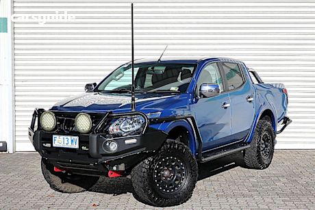 Blue 2017 Mitsubishi Triton Dual Cab Utility GLS (4X4)