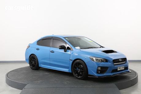 Blue 2015 Subaru WRX Sedan Premium Hyper Blue (awd)