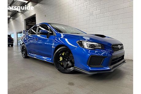 Blue 2018 Subaru WRX Sedan STI Premium