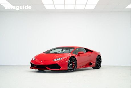 Red 2014 Lamborghini Huracan Coupe LP 610-4