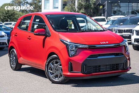 Red 2025 Kia Picanto Hatch SPORT F