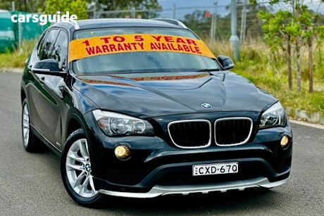 Black 2014 BMW X1 Wagon Sdrive 18D