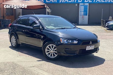 Black 2011 Mitsubishi Lancer Hatchback SX Sportback