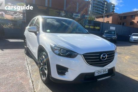 White 2015 Mazda CX-5 Wagon GT (4x4) MY15