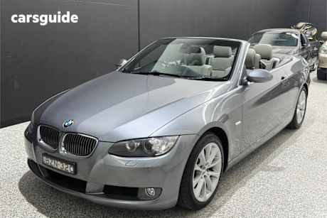 Grey 2008 BMW 325I Convertible