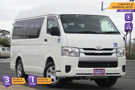 White 2017 Toyota Hiace Commercial Welcab
