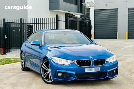 Blue 2015 BMW 4 Hatch 420i M Sport F36
