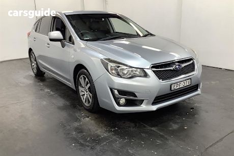 Silver 2016 Subaru Impreza Hatchback 2.0I Premium (awd)