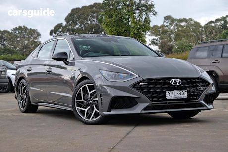 Grey 2021 Hyundai Sonata Sedan N Line