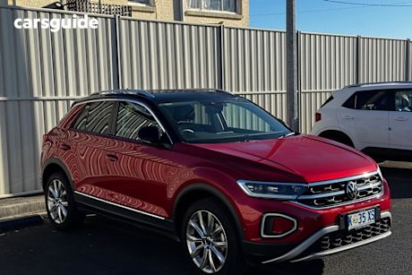 Red 2023 Volkswagen T-ROC Wagon 110TSI Style (restricted Feat)