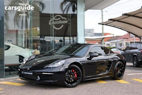 Black 2019 Porsche 718 Coupe Cayman S