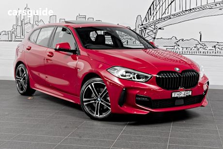 Red 2024 BMW 118I Hatchback M Sport