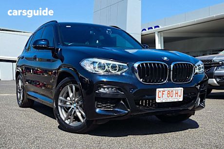 Black 2020 BMW X3 Wagon XDRIVE20D 4X4