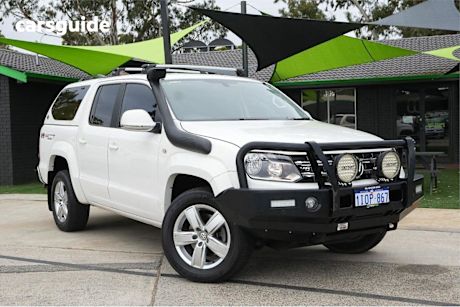 White 2018 Volkswagen Amarok Dual Cab Utility V6 TDI 550 Sportline