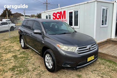 Grey 2011 Toyota Kluger Wagon KX-R (4x4) 7 SEAT GSU45R MY11 UPGRADE