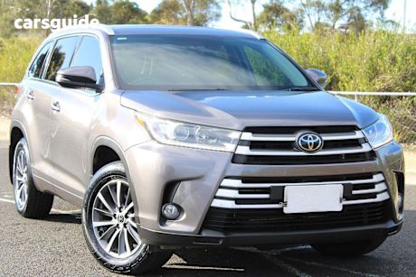 Grey 2018 Toyota Kluger SUV GXL 4WD