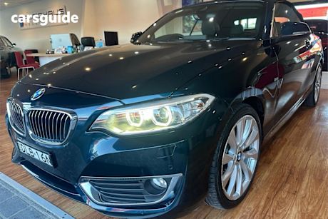 Blue 2017 BMW 230I Convertible Luxury Line