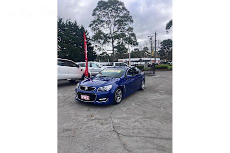 Blue 2015 Holden Commodore Sedan SV6 R