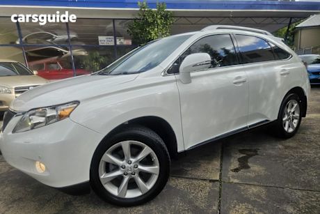White 2009 Lexus RX350 Wagon Sports Luxury